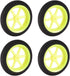 uxcell Micro Sport Wheel for RC Model Plane Aircraft, 0.15 Inch x 1.96 Inch, 4PCS