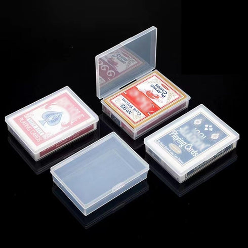 4 Pcs Playing Card Case, Storage Box for Bank Card, Business Card, Game Cards, Card Deck Holder