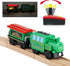 HANQIAN Set Sets Battery Operated Locomotive Train for Wooden Train Track, Electric Remote Control Magnetic Vehicles