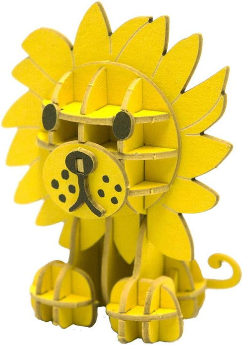 JIGZLE Lion Dick Bruna Miffy Collection, 3D Paper Puzzle DIY Kit