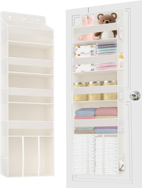 TAHAVICE 5-Tier Over The Door Organizer with 10 Mesh Pockets | Large Capacity