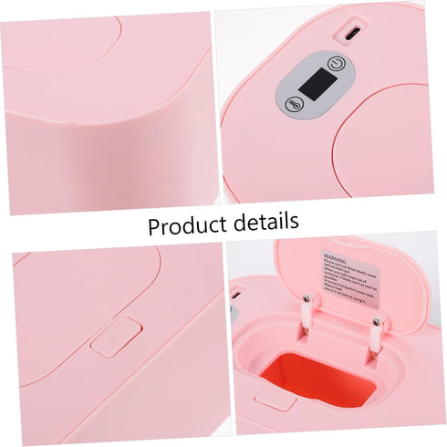 Holibanna Baby Diaper Wipe Warmer Adjustable Temperature Control Large Capacity Wet Tissue Heating Box for Newborns