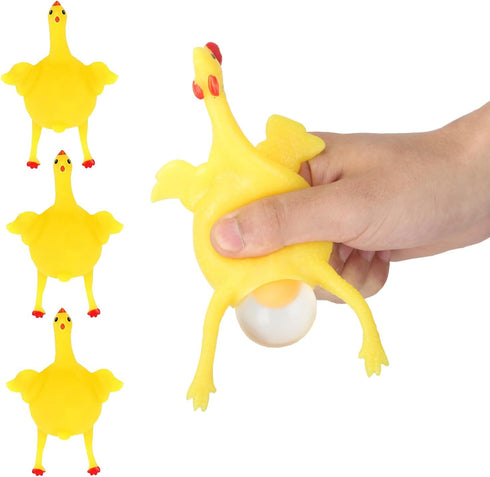 16cm Funny Squishy Toys Chicken and Eggs for Stress Relief