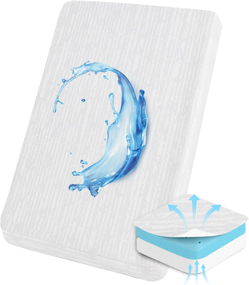 Luv4babe Waterproof Pack and Play Mattress Topper Pad 38" x 26" Fits for