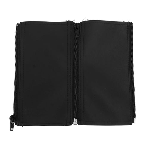 Universal Stroller Handle Sleeve Cover with Zipper, Cleanable Replacement Grip Bar Handlebar, Black
