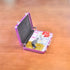EKKZ 1:6 Set $100 Scale Miniature Briefcase - Includes Fake Gold Bars, Bundles of Mini Dollar Bills, Vintage Coins