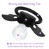 Adult-Sized Black Bat Pacifier - LittleForBig Bigshield Generation-II