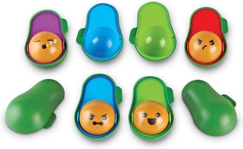 Learning Resources Learn-A-Lot Avocados - 9 Pieces Toddler Social Emotional Learning Toys, Ages 18+ Months