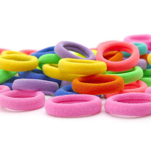 200 Pack Toddler Hair Ties, Baby Ponytail Holders, Seamless Cotton Hair Bands, Elastic Hair Ties for Kids Toddler Girl