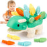 Hirger Montessori Toys for Baby 1-4 Years: Fine Motor Dinosaur Toys, Toddler Learning Educational Toys for Birthday Gift