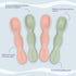 Silicone Baby Spoon Set - Baby Led Weaning Feeding Utensils, Gum Friendly, BPA & Phthalate Free