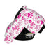 Hcpwzrf Dog Paw Print Heart Pink Baby Car Seat Cover & Nursing Cover - Breathable Stretch Multi-Use Cover