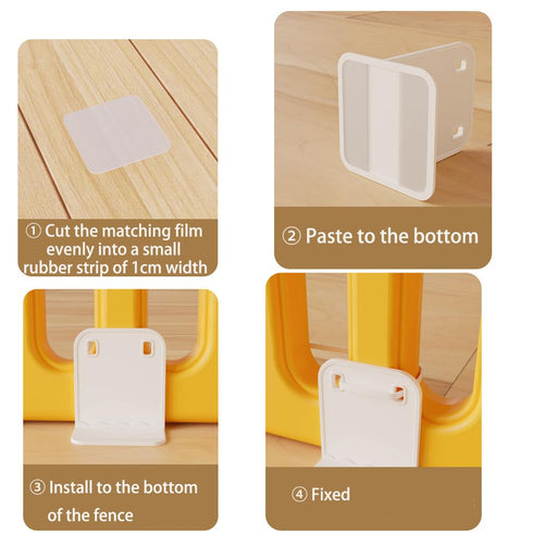 4pcs Playpen Stabilizer, Anti Slip Fixing Clip for Playpen Stand Support