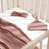 Set 3344", GRSSDER Newborn Swaddle Blanket, Ultra Soft Jersey Receiving Blanket with Matching Headband and Beanie