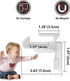 Pabesim 10 Pack Countertop Upgraded Invisible Baby Proofing Cabinet Latch Locks No Drilling or Tools Required, Strong
