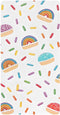 CZXW Rainbow Cake with Sprinkles Crib Sheets Fitted 52" x 28" Natural Cotton