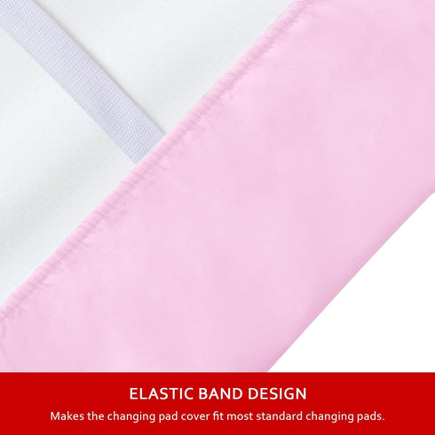 2 Pack Changing Pad Cover for Girls, Soft Diaper Change Table Sheets, Fit 32"x16" Contoured Pad, Floral