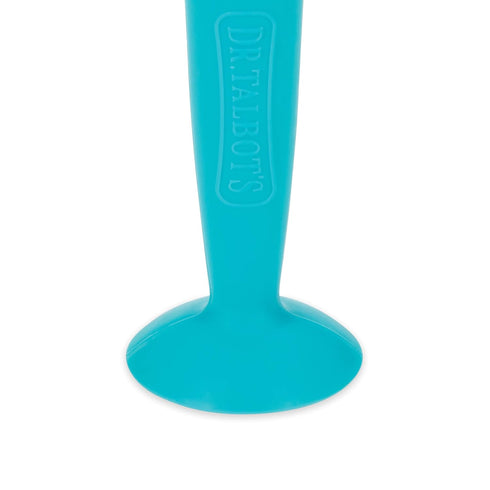 Talbot's Dr. Diaper Cream Brush for Babies - Diaper Rash Cream Applicator with Suction Base - Full Size - Aqua Blue