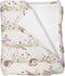 Selgkds Pastel Animals Bows Floral Mushroom Baby Blankets for Girls Boys Cute Bear