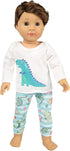 Ecore Fun 18 Inch Doll Clothes Pajamas Tracksuit for 18 Inch Boy or Girl Doll - Birthday Reward Gift