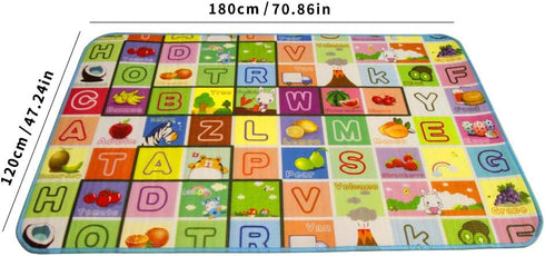 Thicken(0.4") 70.8"x47.2" SIMPVALE Baby Play Mat for Floor, Foam Baby Crawling Mat, Reversible Waterproof & Foldable
