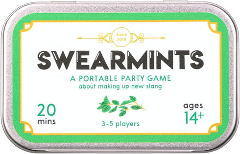 Swearmints | The Portable Party Game That Fits in Your Pocket | Unique Gift Idea for 3-5 Players, Ages 14+