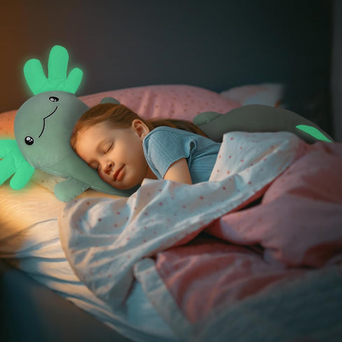 MaoGoLan Giant Axolotl Plush Stuffed Animal,Big Axolotl Plush Pillow Toy for Kids Girl Boy,Jumbo Stuffed Salamander