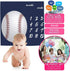 Baseball Theme Baby Monthly Milestone Blanket, 48x40in Age Growth Tracker, Baby Shower Nursery Blanket
