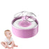 Generic Soft Powder Puff and Container - Body Dusting Powder Container with Puff | Clear Powder Dispenser | Empty