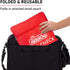 33 18 18 KiddiGo Car Seat Travel Bag for Airplane, Red, H x W x D, Fits Most Standard Convertible, Booster & Infant Car