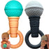 The Singing Mom Microphone-Shaped Silicone Baby Teether - BPA Free, with Rattle, Musical/Singing Toy, Dishwasher