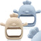 2 Packs Baby Teething Toy for 0-6 6-12 Months, Food Grade Silicone Teething Mitten, BPA Free Chew Toys