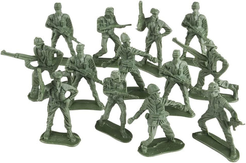 Rhode Island Novelty Classic Toy Soldiers in Assorted Poses, 144 Pieces