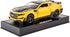 BDTCTK Camaro Bumblebee Car Model Toy 1/32 Zinc Alloy Pull Back with Sound and Light for Kids (Yellow)