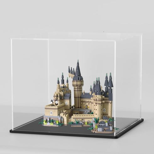 SVENJBB Acrylic Display Case, 11x9x11 Inch Cube Acrylic Boxes for Display, Clear Display