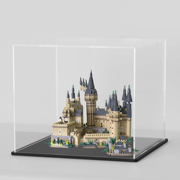 SVENJBB Acrylic Display Case, 11x9x11 Inch Cube Acrylic Boxes for Display, Clear Display