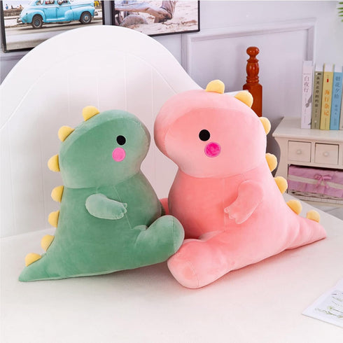 Cute Dinosaur Plush Toys, 8in Fat Dinosaur Stuffed Animals Dolls, Birthday Gifts for Kids Girls Boys