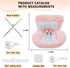 Car Seat for labubu Dolls with Air Vent Clip and Desktop Stand, Cute and Functional Car Ornament for Doll Fans
