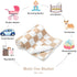Cozy Brown Checkered Nursing Pillow Cover & Toddler Blanket