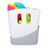 Ubbi Freestanding Bath Toy Organizer Bath Caddy with Removable Drying Bin and Scoop for Toddlers and Baby, Gray