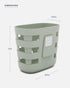 9 5.5 8.5 Lalo Bath Time Storage Bin - Keep Items Organized & Dry with Non-Toxic Plastic, Easy Cleanup, Removable