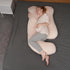 Momcozy (2 Pack Maternity Pillow Cover ONLY Compatible with Pregnancy Pillow Covers-Pillow NOT Included)