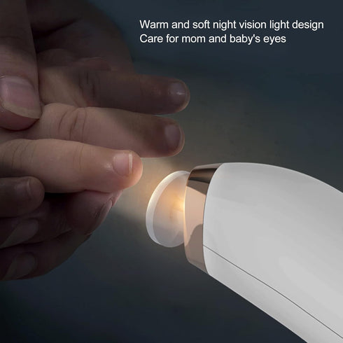 Trimmer, Trimmer Baby Nail Low Decibel Motor Stable Speed Baby Nail Electric, with Light, Intelligent Comfortable