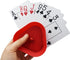 Yuanhe Playing Card Hand Holder Tray - Triangle Shaped Hands-Free Poker Rack Holders, Set of 16