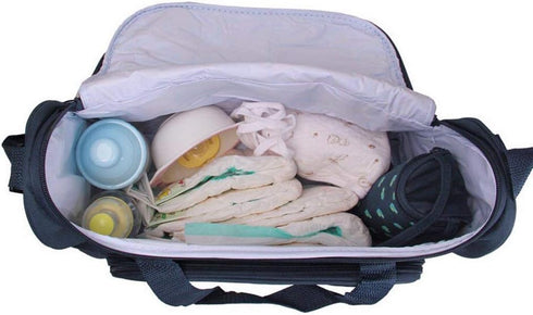 Inzopo Set 4 Mummy of Waterproof Baby Bottle Changing Bag Bag - Dark Blue
