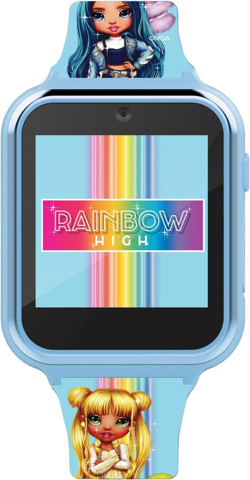 Accutime Kids Rainbow High Educational Learning Smart Watch Toy, Touchscreen with Selfie Cam, Games, for Boys & Girls