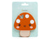 Pearhead Mushroom Silicone Baby Teether, BPA Free Teething Toy for Babies 0+ Months, Gentle Relief