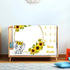 Sunflower Baby Age Blanket, Cartoon Elephant White Growth Chart Memory Blanket, 48x40 Inch