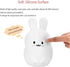 Rabbit Night Lights for Kids - Changeable Brightness & Color Table Lamp for Nursery, Holiday Gifts