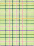JUNZAN 52x28 Plaid Baby Crib Sheets Cotton Fitted Crib Sheets for Boys Girls Standard Toldder Bed Mattress Sheet